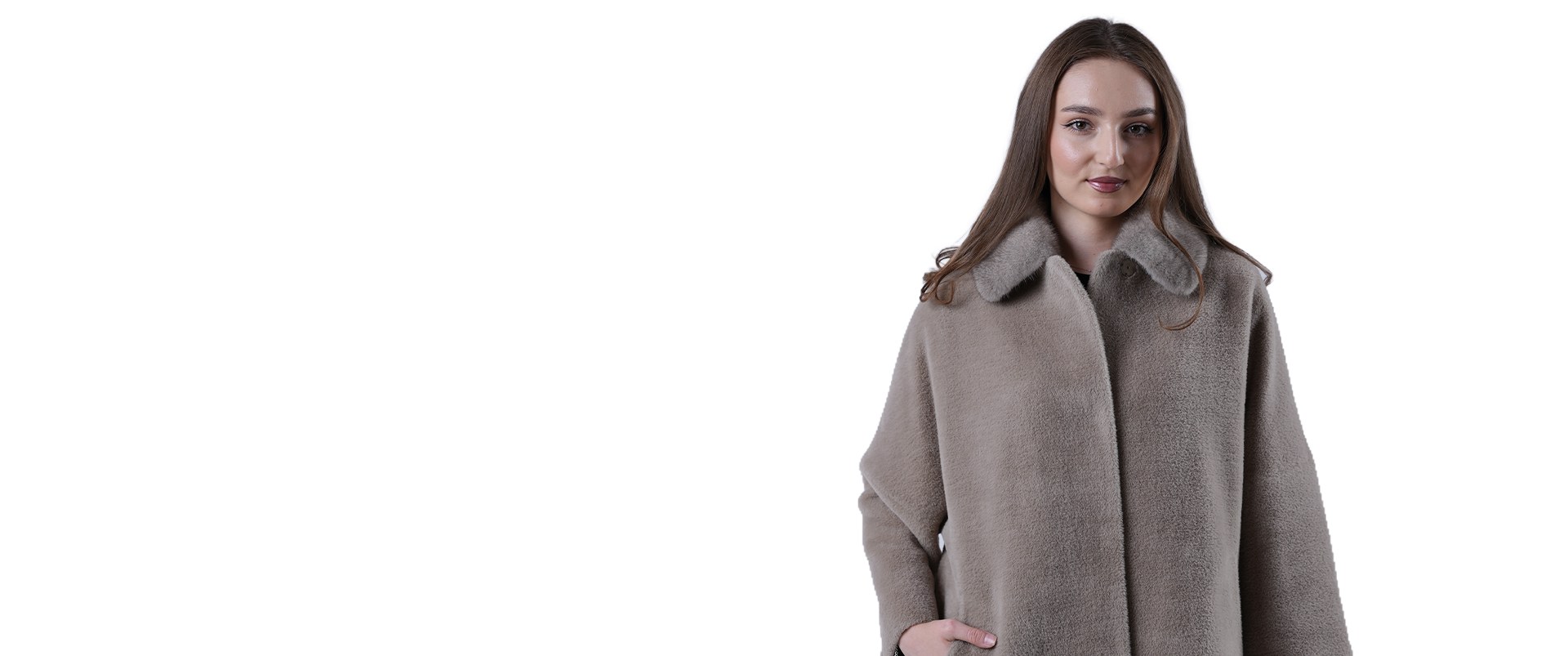 Beige wool coat