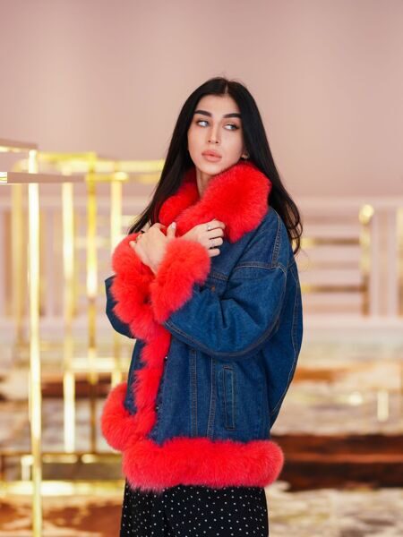 Вязаный Короткий 70 см